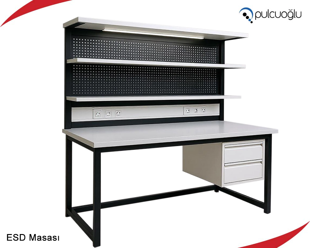 ESD masası, antistatik masa, elektronik montaj masası, laboratuvar ESD masası, ESD çalışma masası, ESD masa fiyatları, elektrostatik masa, antistatik iş masası, ESD korumalı masa, laboratuvar ekipmanları